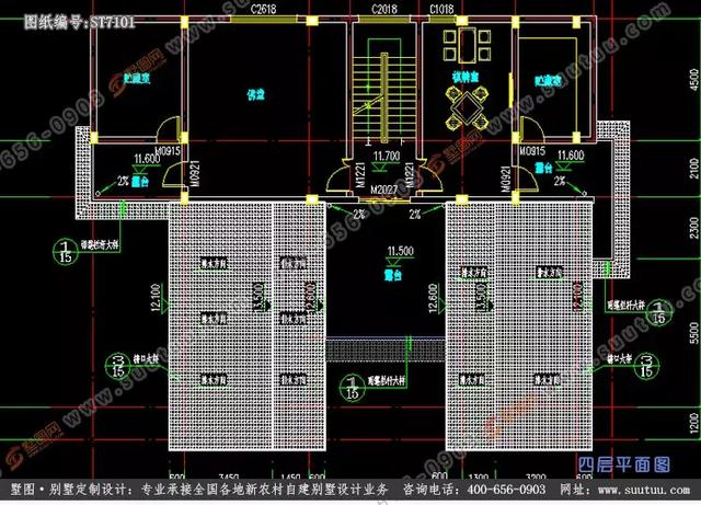 超大超豪華21.8×15.6米徽派風格別墅設計圖推薦，主體造價百萬