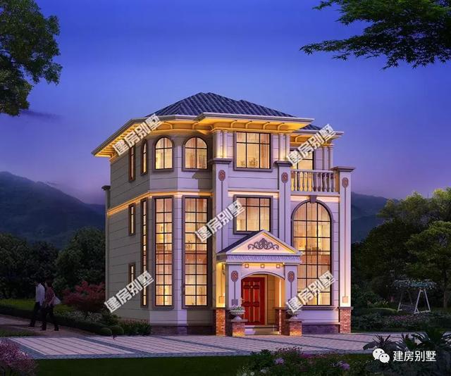 3棟建在浙江農(nóng)村的別墅設(shè)計(jì)圖，第二棟帶地下室，很豪華