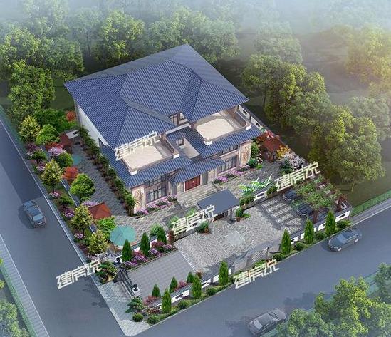 自建別墅設(shè)計圖推薦，誰都不服就服傳統(tǒng)的四合院，擁有一棟你是真的牛