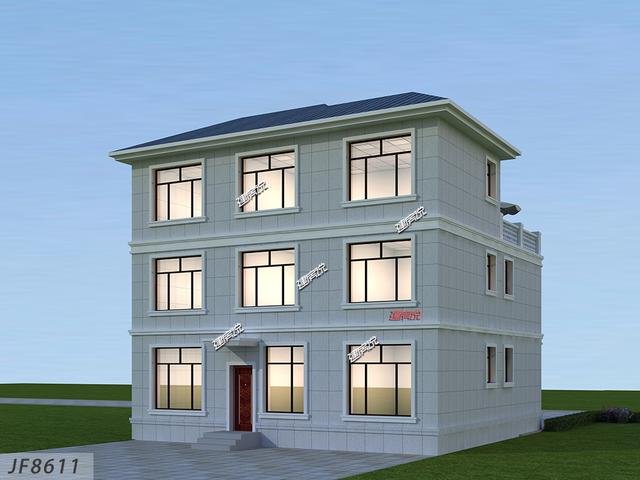 126平獨(dú)棟豪宅設(shè)計(jì)圖，35萬建成村里一枝花，圖紙快快收藏好