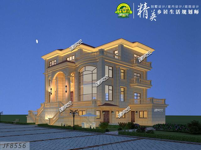 豪華別墅設(shè)計(jì)圖，江西土豪怒砸一百萬蓋別墅，可別被福建人給比了下去