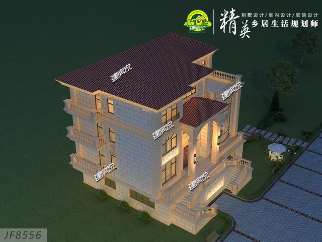 豪華別墅設(shè)計(jì)圖，江西土豪怒砸一百萬蓋別墅，可別被福建人給比了下去