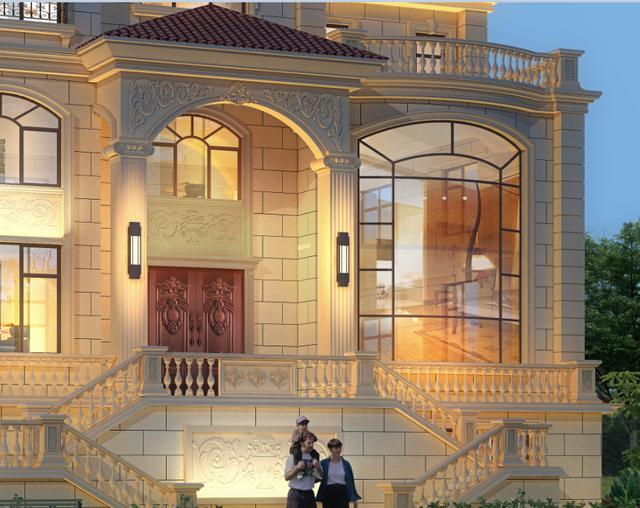 豪華別墅設(shè)計(jì)圖，江西土豪怒砸一百萬蓋別墅，可別被福建人給比了下去