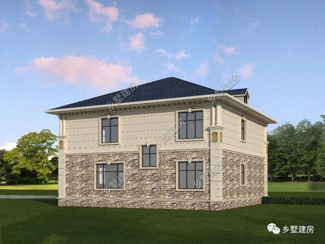 二層自建房屋設計圖，回鄉(xiāng)蓋一棟養(yǎng)老別墅，占地不大省錢又舒心