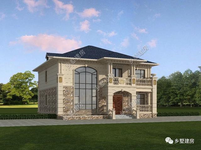 二層自建房屋設計圖，回鄉(xiāng)蓋一棟養(yǎng)老別墅，占地不大省錢又舒心