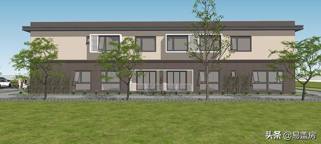 田園主題酒店設(shè)計(jì)圖紙，兩層蓋出5層的豐富功能