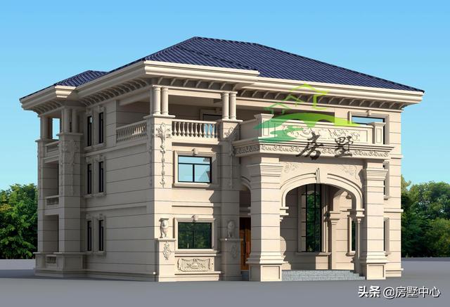 美觀別墅設(shè)計圖，堂屋的設(shè)計非常符合南方的習(xí)俗，外觀豪華大氣