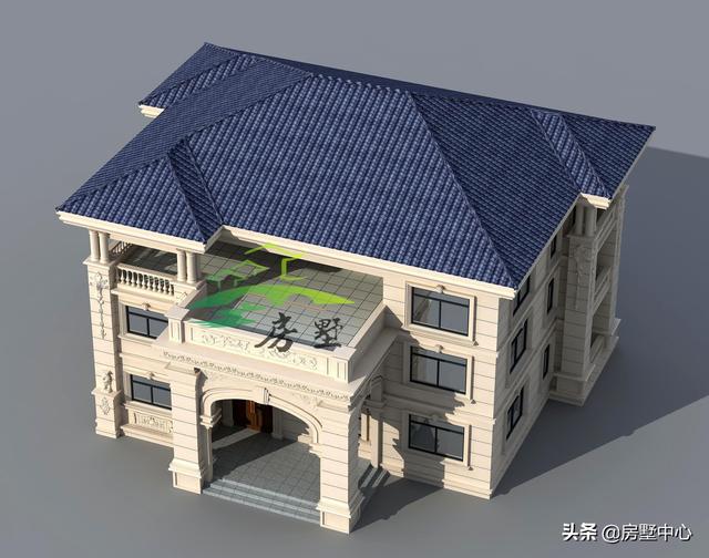 美觀別墅設(shè)計圖，堂屋的設(shè)計非常符合南方的習(xí)俗，外觀豪華大氣