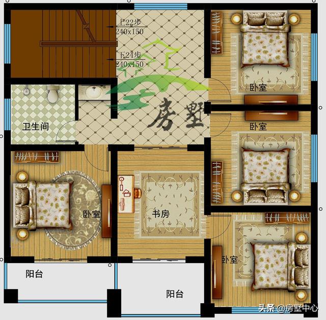 布置堂屋的歐式別墅設(shè)計圖，滿足各地的風俗習慣，讓生活更加完美