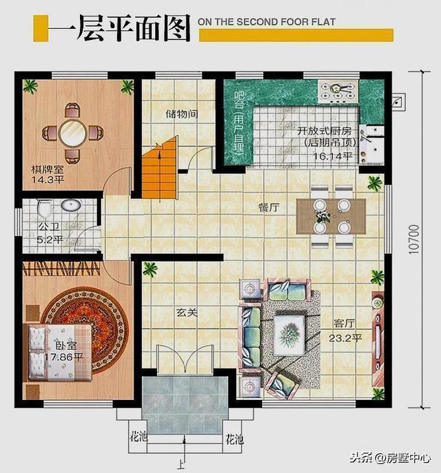兩套占地120平的精致別墅設計圖，滿足所有地方對宅基地的限制