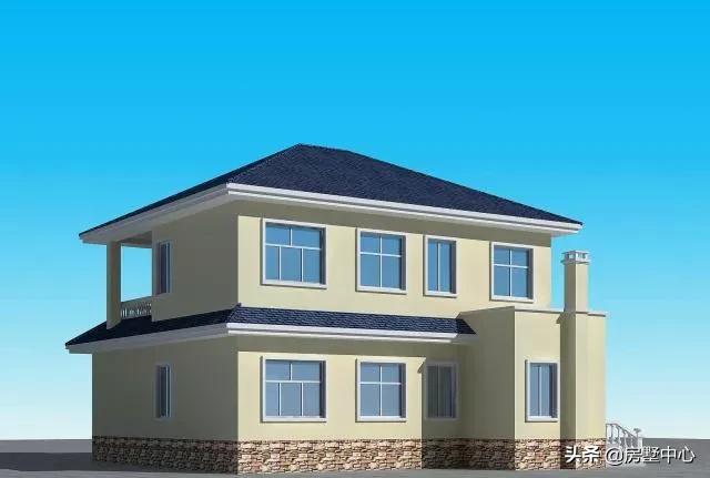 二層別墅設(shè)計(jì)圖，柴火房和車庫都有的歐式別墅，這才是農(nóng)村該有的樣子