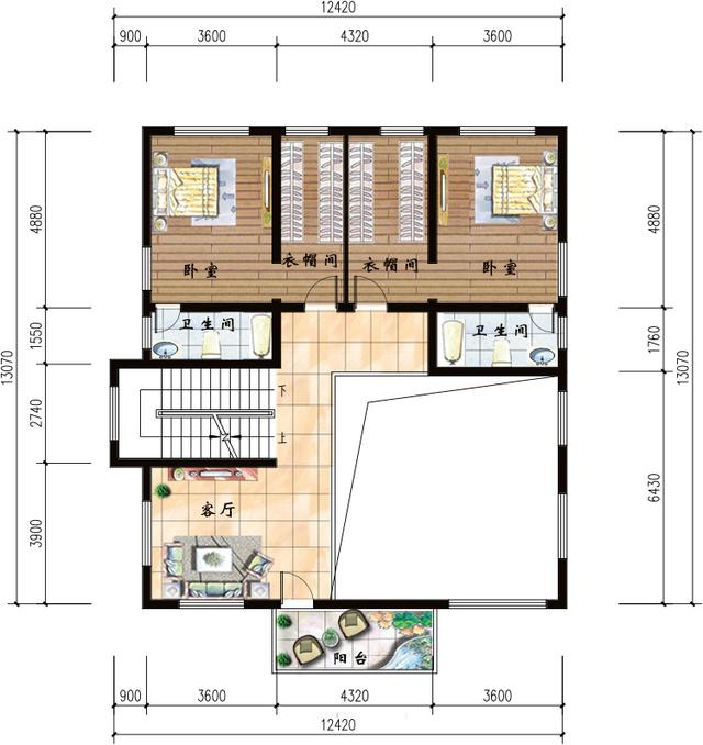 農(nóng)村別墅設(shè)計施工圖，全村大姑娘小媳婦都喜歡這樣的房子