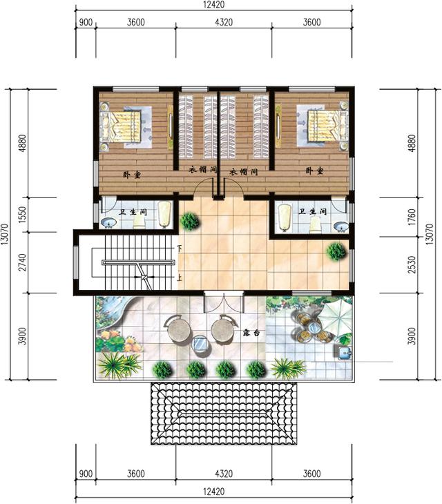 農(nóng)村別墅設(shè)計施工圖，全村大姑娘小媳婦都喜歡這樣的房子