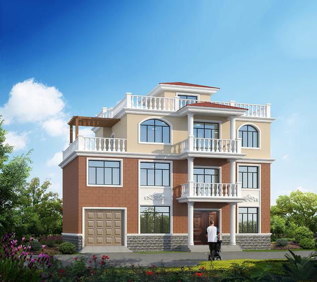 農(nóng)村別墅設(shè)計施工圖，全村大姑娘小媳婦都喜歡這樣的房子