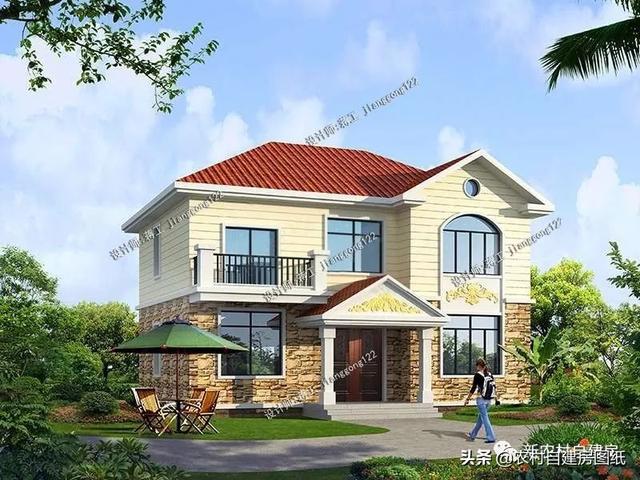 10×9米自建房怎么蓋？兩款兩層圖紙，一款20萬一款25萬