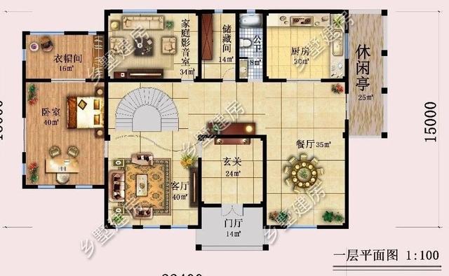 造型別致，立面豐富的三層坡屋頂自建別墅設(shè)計(jì)圖，超適合農(nóng)村生活