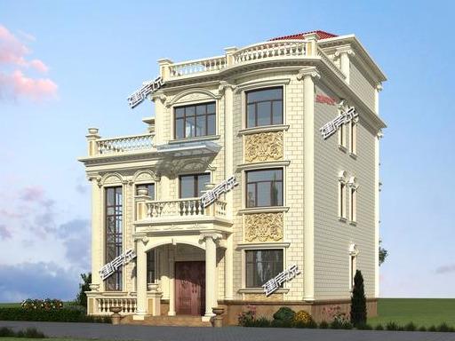 豪華別墅設(shè)計圖，福建富豪風(fēng)光回鄉(xiāng)蓋百萬豪宅，成村里獨(dú)一棟，從此低調(diào)不起來