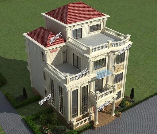 豪華別墅設(shè)計圖，福建富豪風(fēng)光回鄉(xiāng)蓋百萬豪宅，成村里獨(dú)一棟，從此低調(diào)不起來