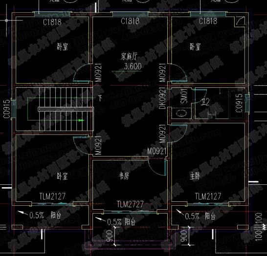 25萬(wàn)內(nèi)二層小別墅設(shè)計(jì)施工圖，一款設(shè)計(jì)3家曬房！