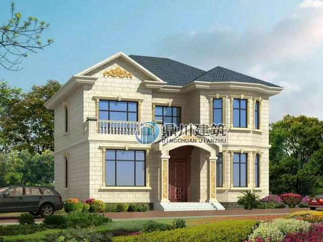 開間11米二層農(nóng)村別墅設(shè)計(jì)圖，內(nèi)設(shè)堂屋神臺(tái)，有品位還接地氣！