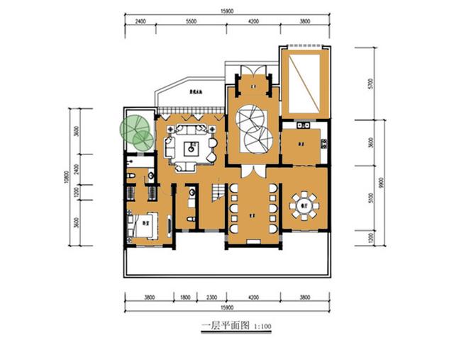 鄉(xiāng)村自建帶車庫中式風格小樓設計圖，大家風范！