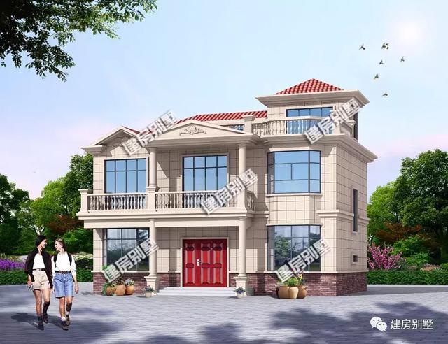 開間14-15米的兩層自建房設(shè)計(jì)圖，北方和南方農(nóng)村都能建