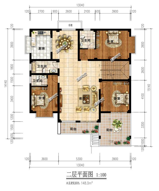 現(xiàn)代別墅設(shè)計(jì)圖，湖南富豪50萬(wàn)建成村里獨(dú)一棟，從此風(fēng)光無(wú)限