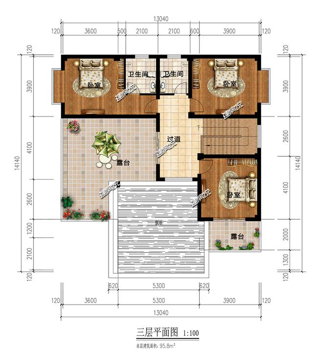 現(xiàn)代別墅設(shè)計(jì)圖，湖南富豪50萬(wàn)建成村里獨(dú)一棟，從此風(fēng)光無(wú)限