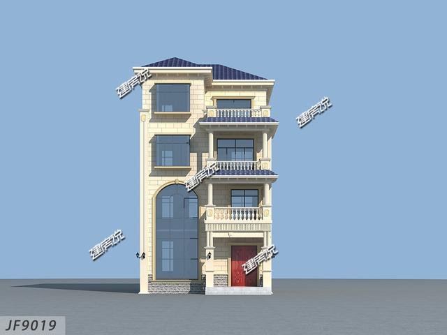 4層洋樓設計圖紙，湖南老板花50萬建了一棟，把村里的別墅都比下去了