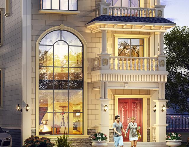 4層洋樓設計圖紙，湖南老板花50萬建了一棟，把村里的別墅都比下去了