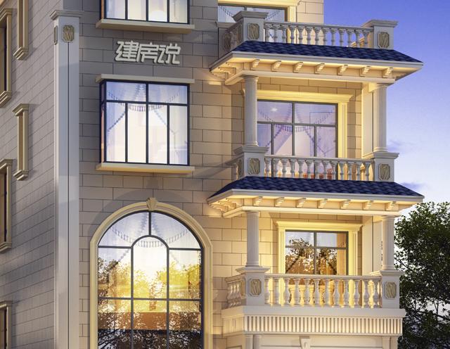 4層洋樓設計圖紙，湖南老板花50萬建了一棟，把村里的別墅都比下去了