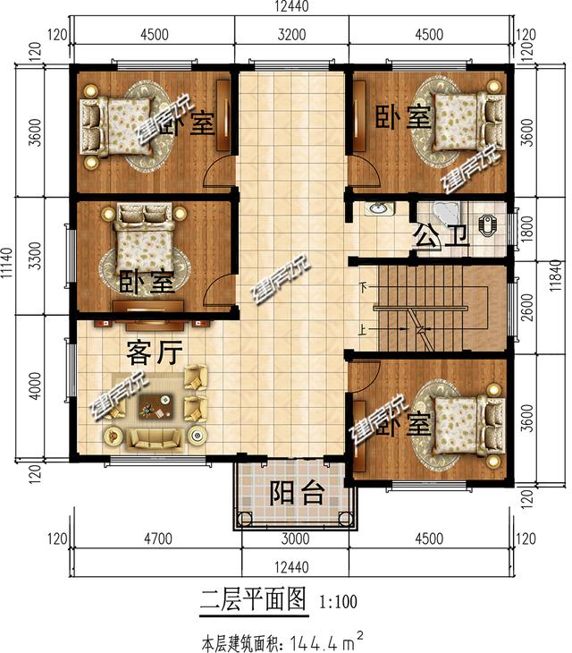農(nóng)村最漂亮的獨棟別墅設(shè)計圖，30萬建一棟，圖紙快快收藏了