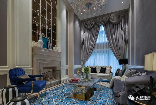 鄉(xiāng)村歐式三層別墅設(shè)計(jì)圖，造型立體，配色柔和又喜慶，且內(nèi)外兼修！