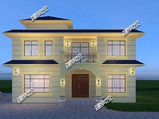 二層農(nóng)村別墅設(shè)計(jì)圖，35萬(wàn)真正的美觀實(shí)用，不比城里百萬(wàn)豪宅差