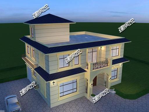 二層農(nóng)村別墅設(shè)計(jì)圖，35萬(wàn)真正的美觀實(shí)用，不比城里百萬(wàn)豪宅差