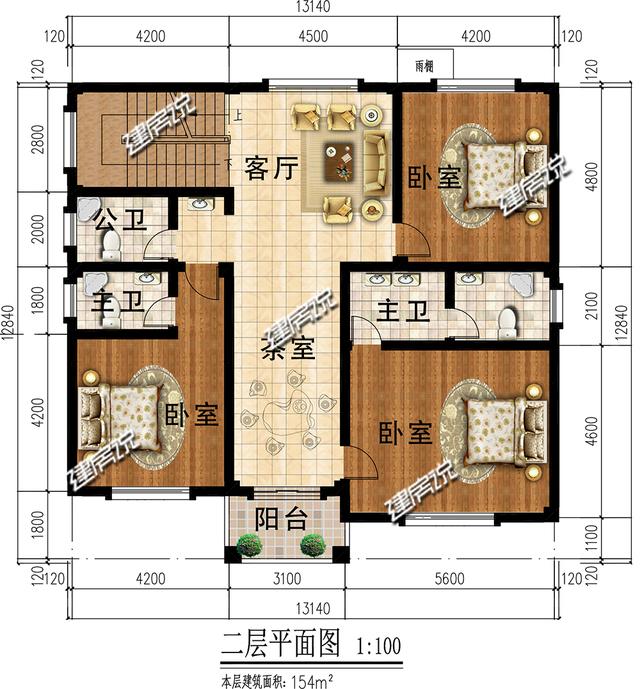 農(nóng)村最漂亮的獨棟別墅，2套設(shè)計圖紙收藏好了，今年開春就建房