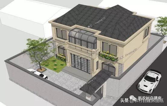 2024年最好看的6套二層鄉(xiāng)村別墅設計圖推薦，2套25萬開建，6中式百年不過時