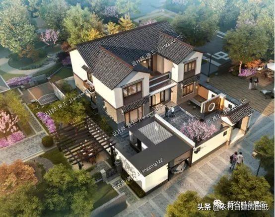 2024年最好看的6套二層鄉(xiāng)村別墅設計圖推薦，2套25萬開建，6中式百年不過時