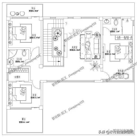 2024年最好看的6套二層鄉(xiāng)村別墅設計圖推薦，2套25萬開建，6中式百年不過時