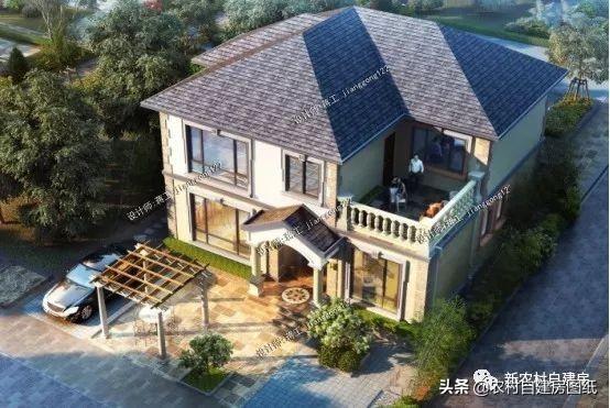 2024年最好看的6套二層鄉(xiāng)村別墅設計圖推薦，2套25萬開建，6中式百年不過時