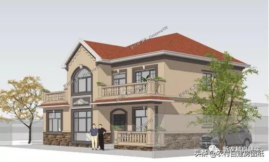 2024年最好看的6套二層鄉(xiāng)村別墅設計圖推薦，2套25萬開建，6中式百年不過時