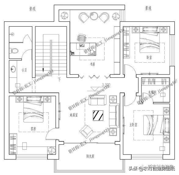 2024年最好看的6套二層鄉(xiāng)村別墅設計圖推薦，2套25萬開建，6中式百年不過時