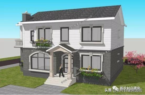 2024年最好看的6套二層鄉(xiāng)村別墅設計圖推薦，2套25萬開建，6中式百年不過時