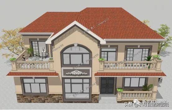 2024年最好看的6套二層鄉(xiāng)村別墅設計圖推薦，2套25萬開建，6中式百年不過時