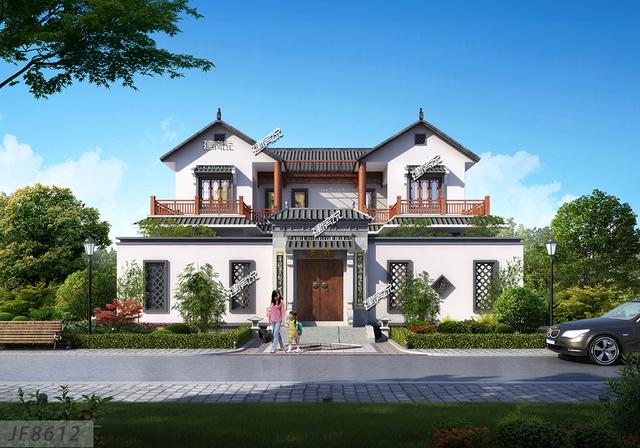 北京帶地下室的四合院別墅設(shè)計圖，外觀大氣豪華。