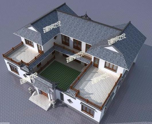 經(jīng)典中是四合院設(shè)計(jì)圖，回鄉(xiāng)蓋四合院別墅給父母住，惹得全村人羨慕