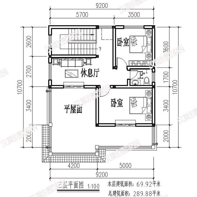 三層別墅設(shè)計圖，13.4X10.7米美觀又實用，建了全村都說好！