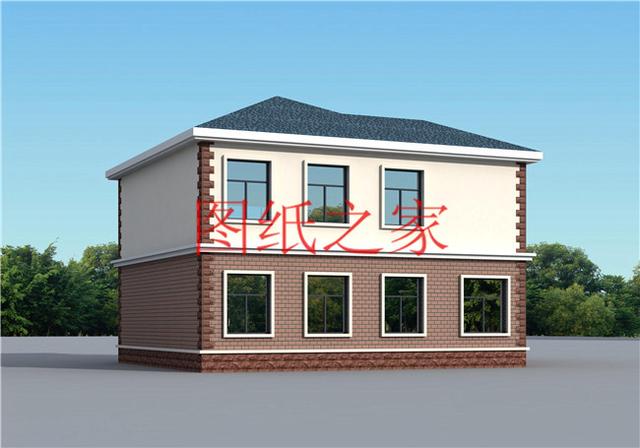 15X12米的二層別墅設(shè)計(jì)圖，造價(jià)30萬(wàn)美觀(guān)又實(shí)用，非常適合農(nóng)村建造！