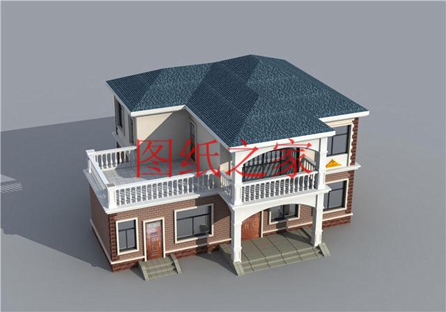 15X12米的二層別墅設(shè)計(jì)圖，造價(jià)30萬(wàn)美觀(guān)又實(shí)用，非常適合農(nóng)村建造！