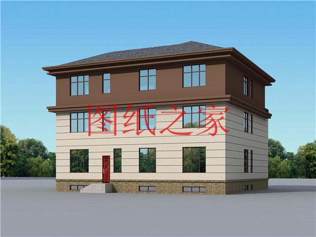 5套開(kāi)間18米的三層別墅設(shè)計(jì)圖，寬敞明亮、利落大氣，非常實(shí)用！